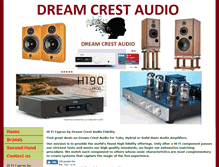 Tablet Screenshot of dreamcrestaudio.com